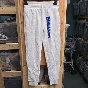 Puma Size L Heathered Grey Fleece Lined Jogger